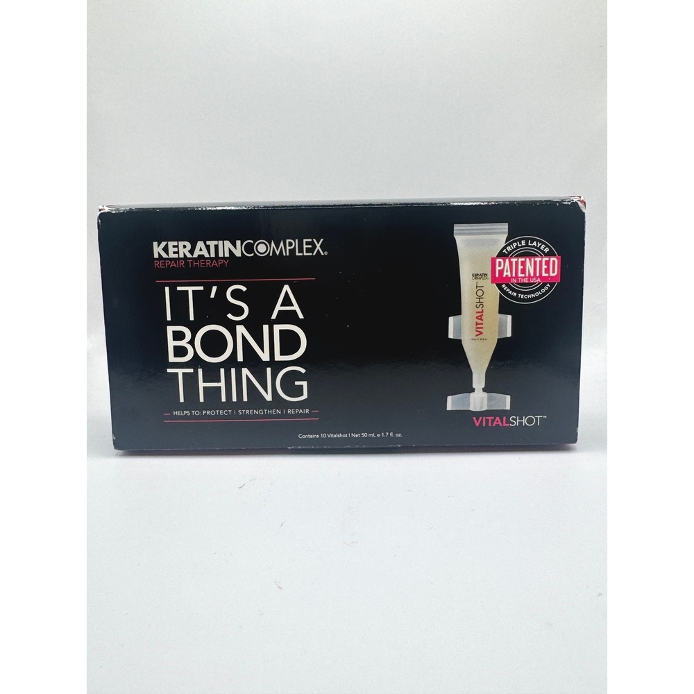 10 Keratin Complex Vitalshot It's A Bond Thing Hair Repair Therapy NEW